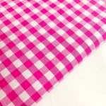 Vichy Algodón Rosa Fucsia