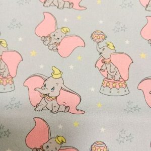 RETAL 35CM Popelín Dumbo gris